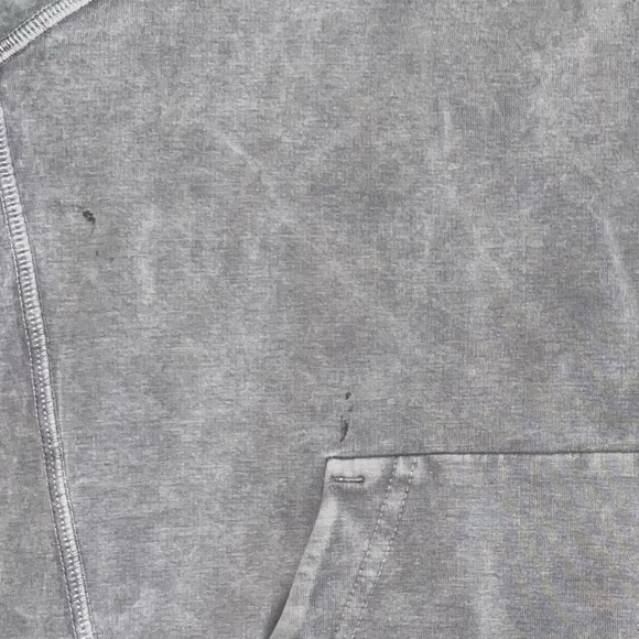 Lululemon Women's Loop Back Hoodie Acid Rubber Dye Magnum Sz 10 Full Zip Jacket - Picture 9 of 14